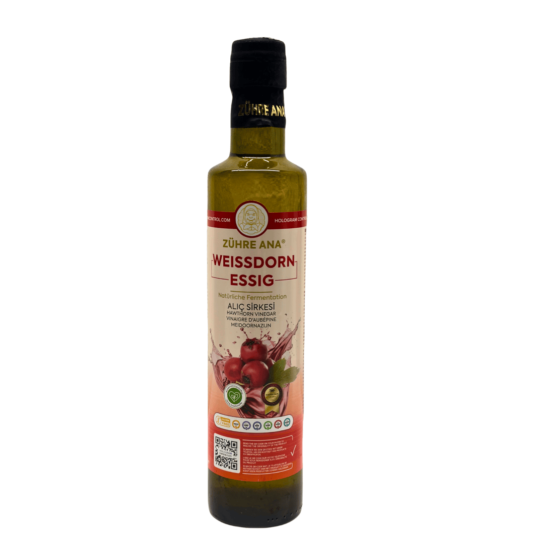alıç sirkesi Naturreiner Weißdorn-Essig – Alıç Sirkesi (500ml) – Bild 1